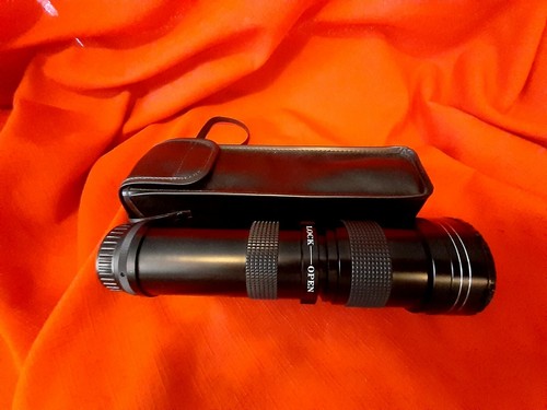 Opteka HD2 420-800mm Super Telephoto 1:8.3-16 Lens Japan with leatherette case - Picture 3 of 6