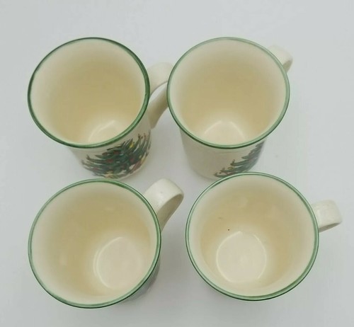 MIKASA 4 Vintage Coffee / Tea Mugs FESTIVE SEASON EB 451 Japan - Picture 7 of 10