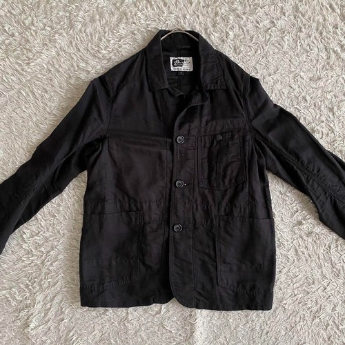 Engineered Garments Bedford Jacket Black Cotton Linen 1 Made in USA - Picture 2 of 9