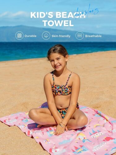 New! OCOOPA Microfiber Beach Towel Fast Drying Oversize Mat Sand Free Extra soft - Picture 174 of 180