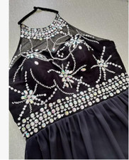 Beaded Long Ombre Prom Dresses for Women Gradient Evening Wedding Party Gowns