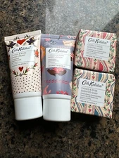 CATH KIDSTON CASSIS & ROSE HAND CREAM BODY LOTION SCENTED SQUARE BAR LOT 4