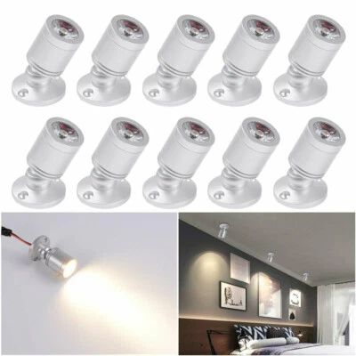 10x 1W LED Spot Strahler Mini Einbauleuchte Minispot Einbaustrahler Einbauspot - Bild 1 von 4