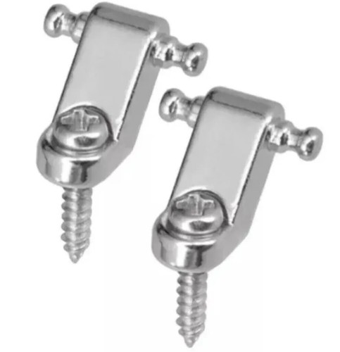 Chrome Guitar String Tree Retainer Guide for Fender Strat Tele - Picture 2 of 5