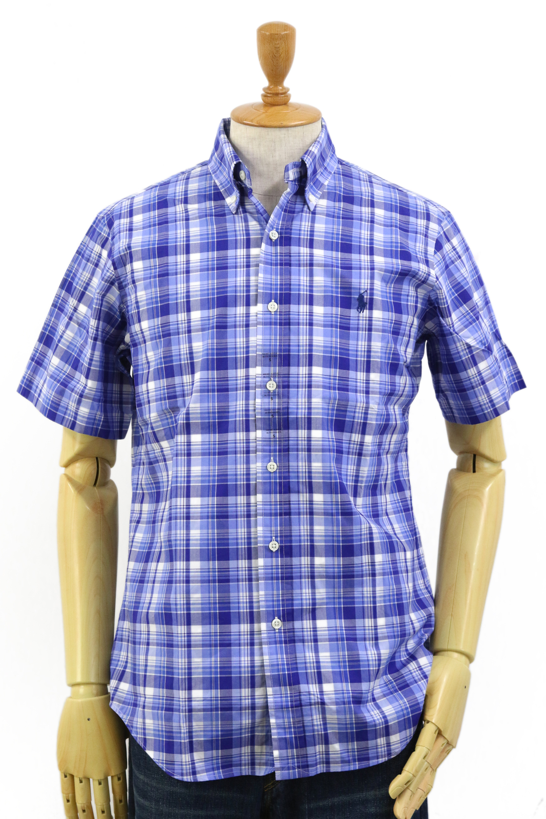 Рубашка Polo Ralph Lauren из поплина стандартного кроя с коротким рукавом и пуговицами - Размер: XS