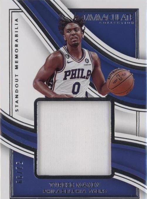 2022-23 Panini Immaculate Collection - Tyrese Maxey #ISM-TYM - 1 of 2
