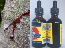 2 DRAGON'S BLOOD 100 PURE CROTON LECHLERI TREE SAP LIQUID DROPPER ANTIOXIDANT