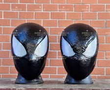 NEW Spider-Man 2 Venom Cosplay Mask FRP Helmet Full Face Black Halloween Prop