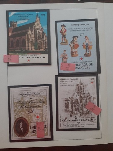 France Carnets Croix rouge neufs de 1963 à 1980 au prix de 1€ chaque - Foto 7 di 7