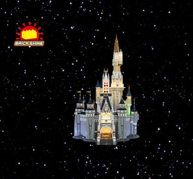 Brick Shine- GC Light Kit for Lego The Disney Castle 71040 (New Design)