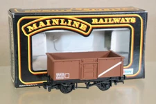 MAINLINE 37-144 BR BROWN STEEL SIDED MINERAL WAGON B566728 MINT BOXED ob