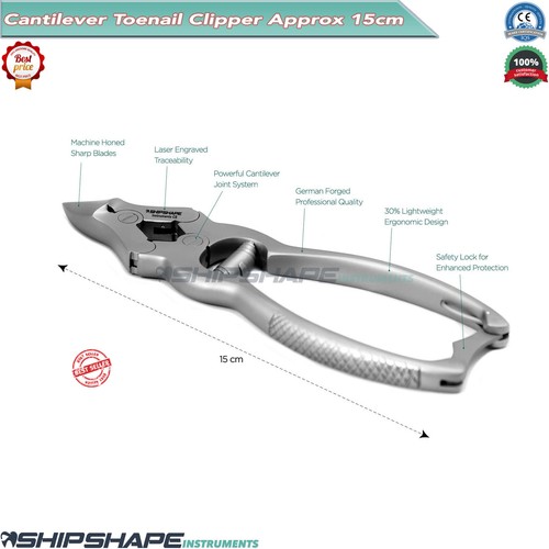 Cantilever Nail Cutter Heavy Duty Toe Ingrown Clipper Nipper Nails Care German S - Picture 4 of 4