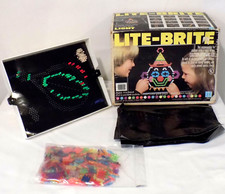 Hasbro Lite-Brite With Pegs Pictures  Original Box 1981 Vintage Light Bright