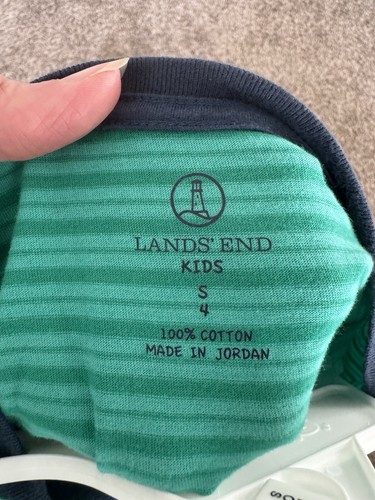 Lands’ End Green Beetle T-Shirt Boys- Size 4- VGUC - Picture 5 of 6