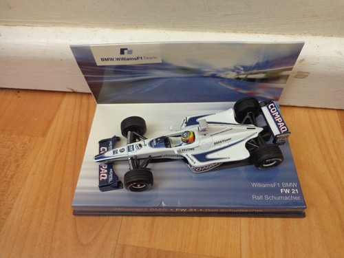 MINICHAMPS 1/43 WILLIAMS BMW FW21 RALF SCHUMACHER 2000 F1 CAR DAMAGED CASE - Picture 2 of 2