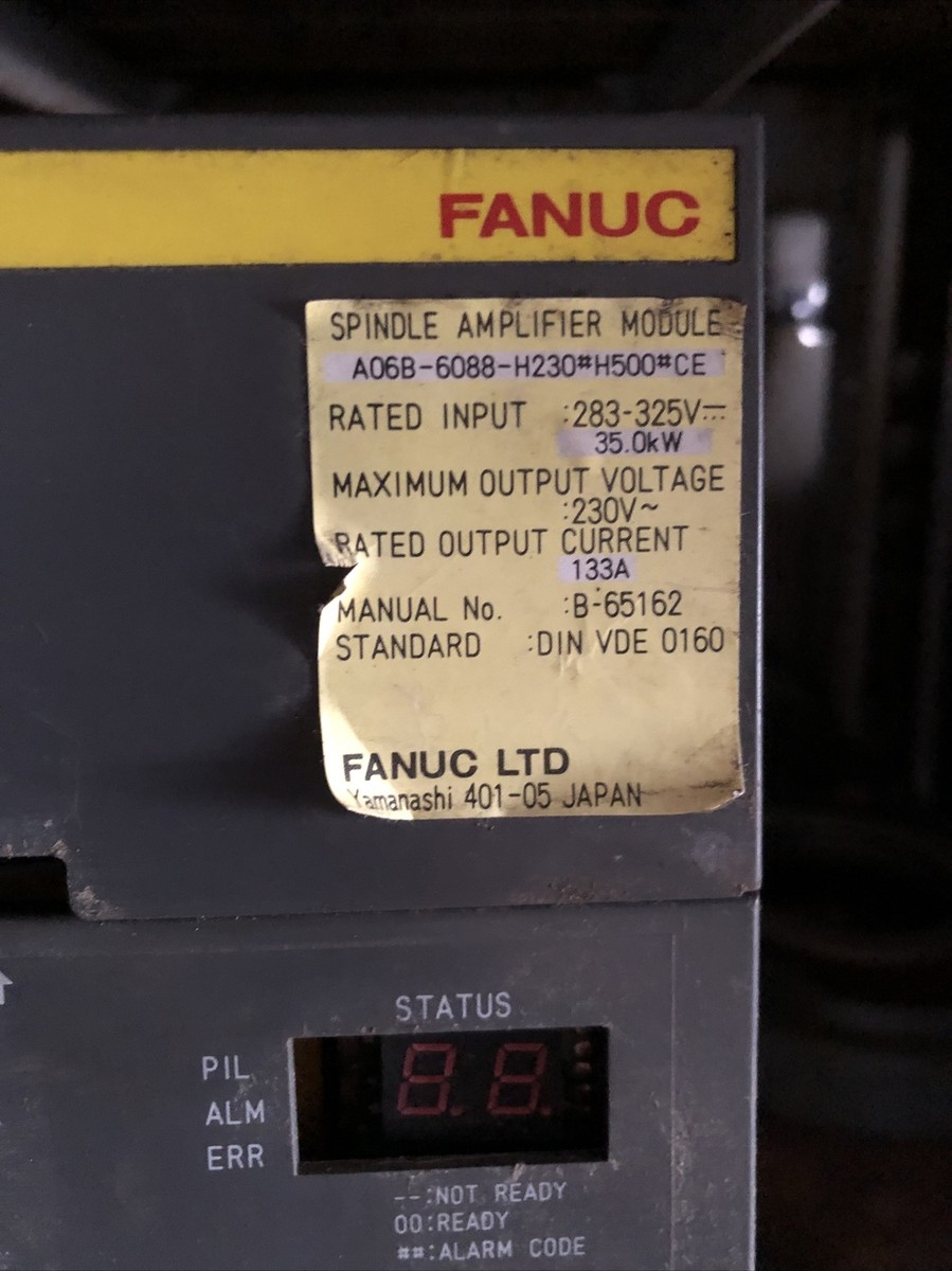 FANUC Spindle Amplifier A06B-6088-H230#H500#CE 35kw | eBay FANUC Spindle Amplifier A06B-6088-H230#H500#CE 35kw | eBay