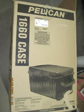 PELICAN  1660-021-110  CASE (NEW IN BOX)  COMES WITH REMOVABLE CUSTOM FOAM