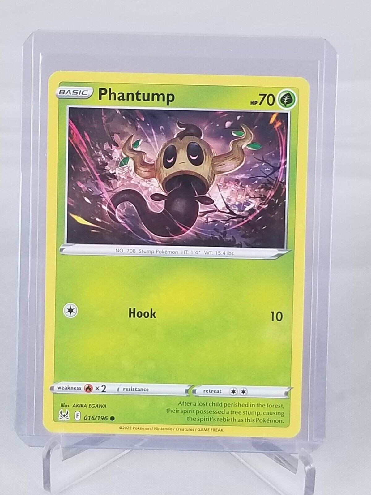 Phantump #16 Pokemon Card 2022