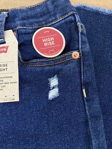 Levi's Girl's High Rise Straight Jeans Size 8 Reg *NEW* - Picture 4 of 10