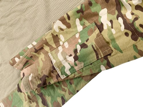 CAMISA DE COMBATE MILITAR DE EE. UU. TÁCTICA MULTICÁMARA RESISTENTE A LAS LLAMAS ACS - Imagen 8 de 9