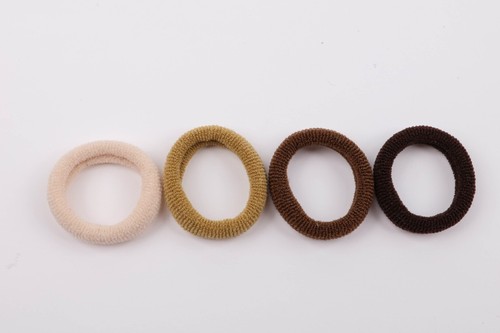 Mini lazos elásticos suaves de tela de jersey bobble para el cabello bandas para el cabello escolares - Imagen 65 de 86