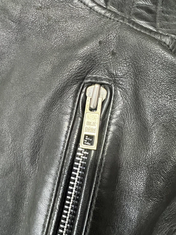 BLK DNM leather Jacket Size S - Image 4 of 4