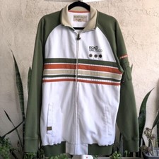 Vintage Ecko Unlimited Skyscraper Striped Track Jacket