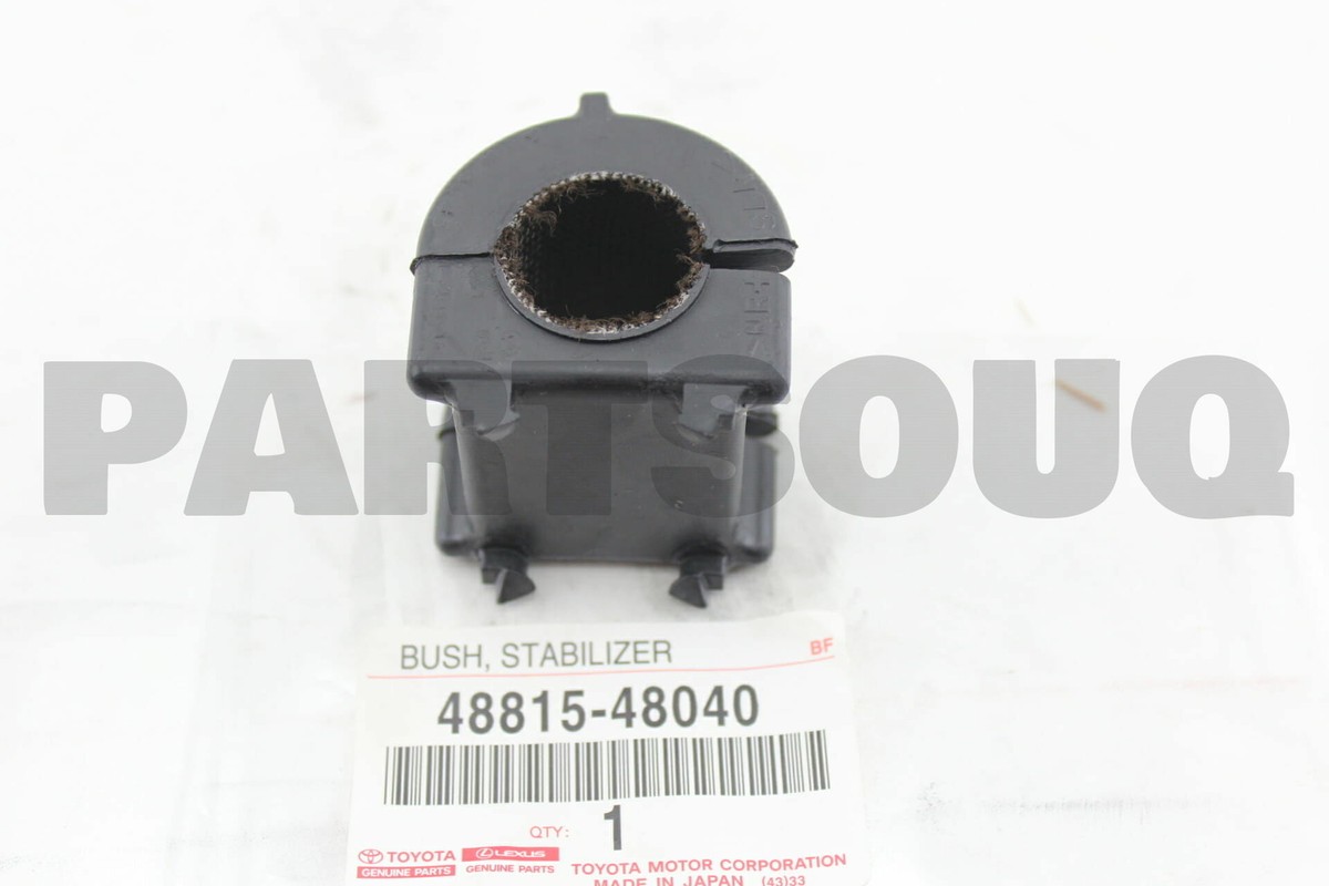 4881548040 Genuine Toyota BUSH, FRONT STABILIZER BAR, NO.1 4881548040 Genuine Toyota BUSH, FRONT STABILIZER BAR, NO.1