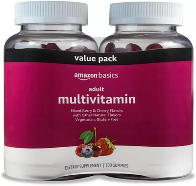 Vegetarian Adult Multivitamin Gummies 300 Gummies, 150-Day Supply, Pack of 2