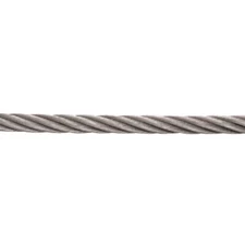 STAINLESS WIRE ROPE CABLE, 7 X 19, 5/16" CUTS, 316 SS (SOLD PER FOOT)