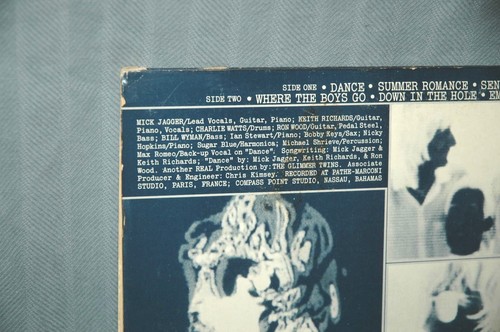 Vintage 1980s Rolling Stones Emotional Rescue Vinyl Album and Poster (1980 80s) - Picture 4 of 8