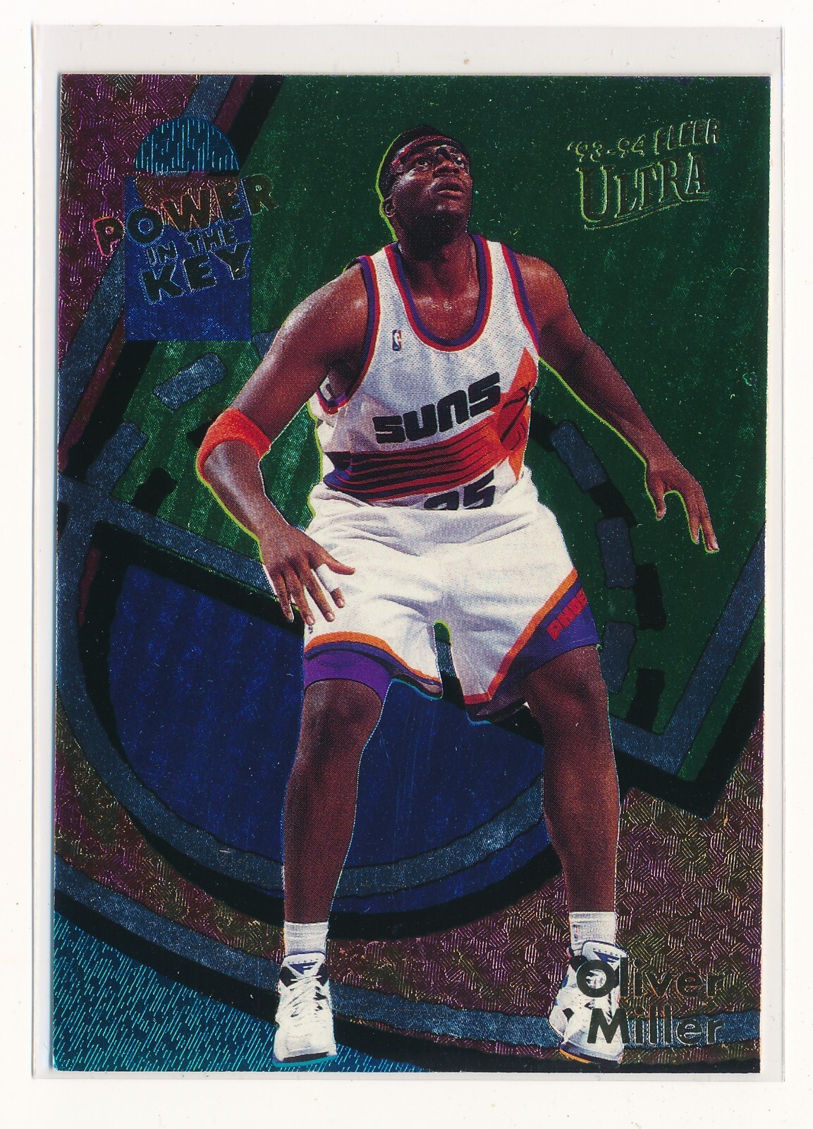 OLIVER MILLER 1993-94 FLEER ULTRA POWER IN THE KEY #4 *PHOENIX SUNS*