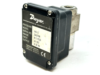 #ad #ad Dwyer 645 2 Wet Wet Differential Pressure Transmitter 0 5 PSID 4 20MA 24VDC $449.99