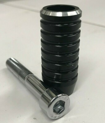 Triumph Black Contrast Cut Shift Peg Bonneville Scrambler Bobber chopper cafe 