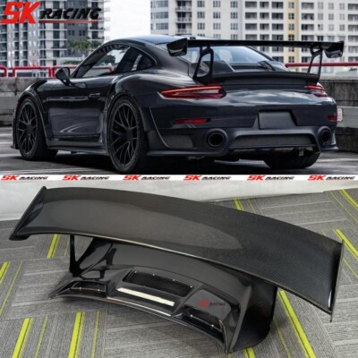 Carbon Fiber Rear Spoiler Wing GT2RS Style Body Kits For Porsche Carrera 911 991