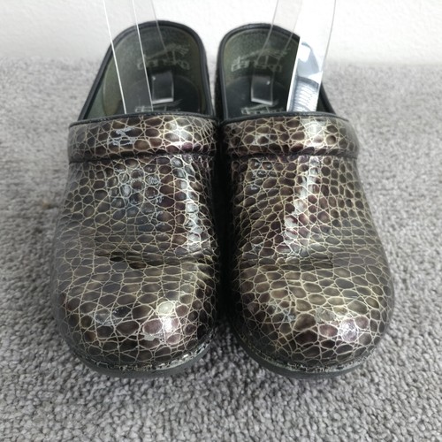 Dansko Professional XP 2.0 Clogs Womens Size 37 EU Shoes Slip On Black Green - Picture 7 of 11