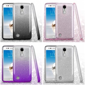 For-LG-Phoenix-3-Fortune-Glitter-Hybrid-TPU-Gradient-Hard-Cute-Case-Cover
