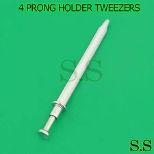 1 Piece 4 PRONG HOLDER TOOL SMALL PARTS EASY PICK UP TWEEZERS