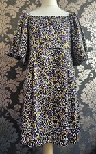 Nasty Gal All-over-print Puff Sleeve Dress Ladies SizeM