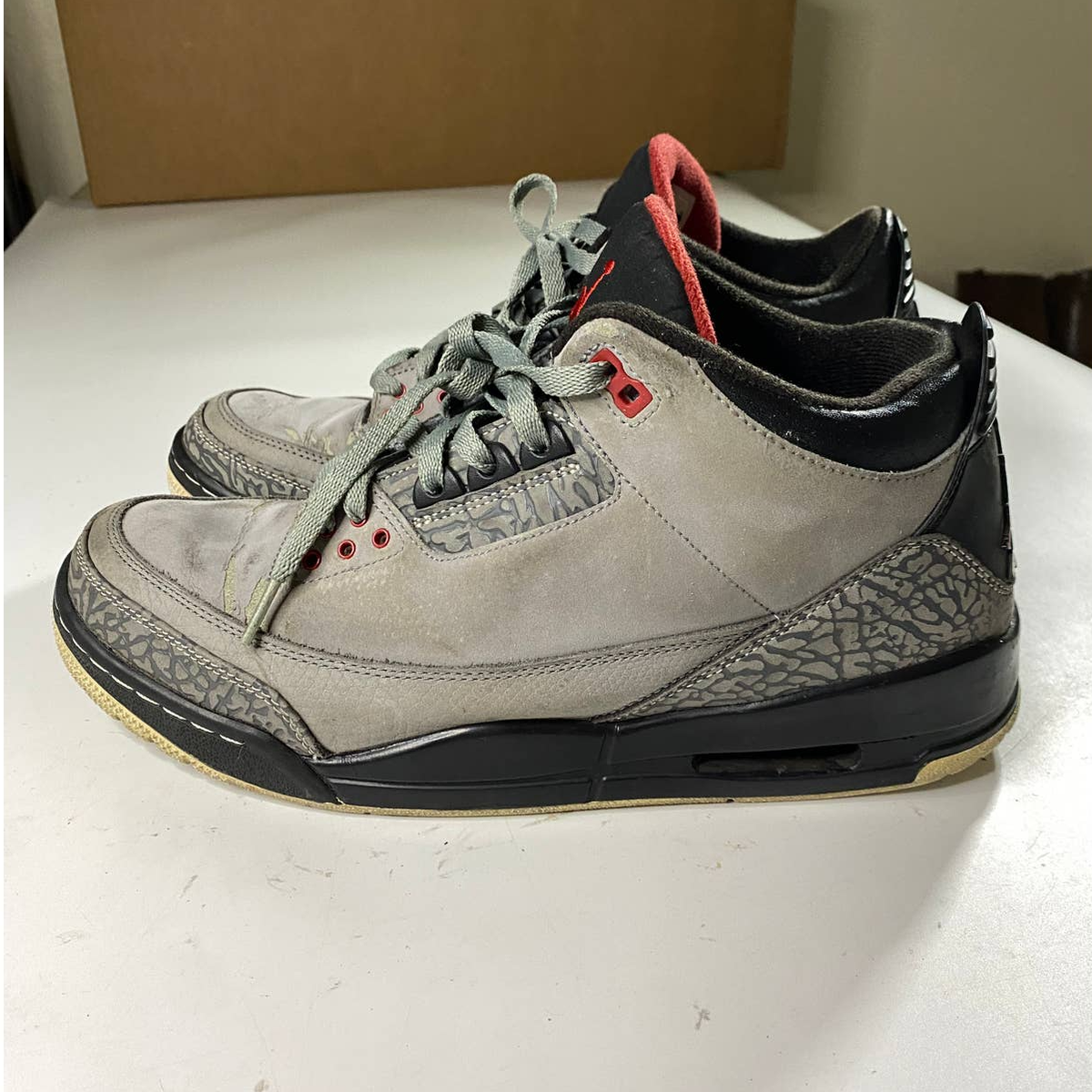 Nike Air Jordan 3 Retro 2011 Stealth Sneakers Men\'s Size 11 Nike Air Jordan 3 Retro 2011 Stealth Sneakers Men main image 4