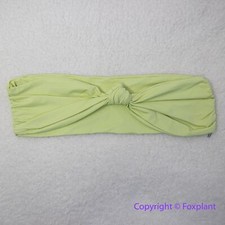 NEW Stone Fox Swim x Free People lele knotted bandeau bikini top, size L