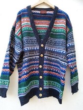 💥Pullover 80er Hipster Grandpa Pulli  Jacke Vintage  Unisex Onesize Grunge