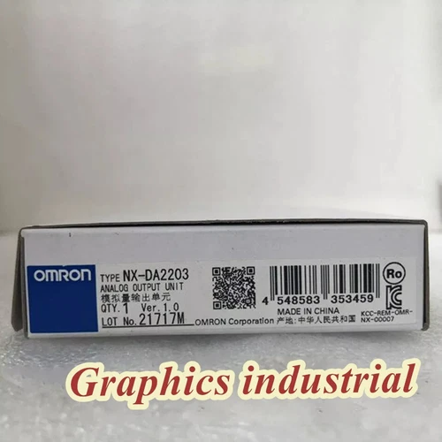 New In Box Omron NX-DA2203 Analog Output Unit NX-DA2203