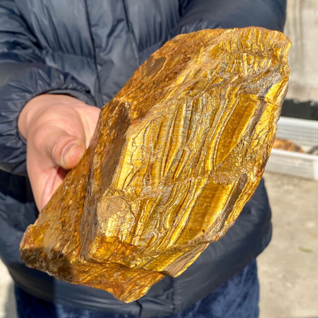 7.8LB Natural tiger's-eye rough raw stone rock specimrn madagescar-AF807 7.8LB Natural tiger's-eye rough raw stone rock specimrn madagescar-AF807