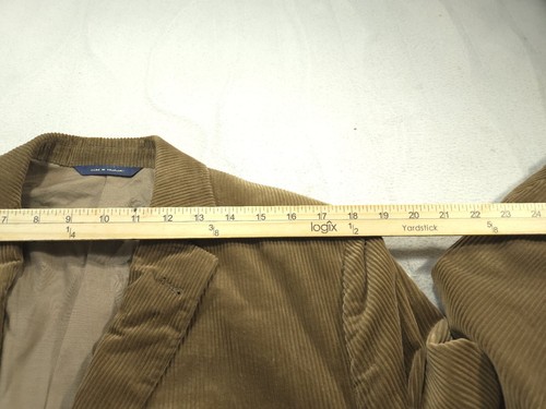 Brooks Brothers Blazer Mens 43R Brown Corduroy Sport Coat Jacket Fitzgerald 1818 - Picture 5 of 9