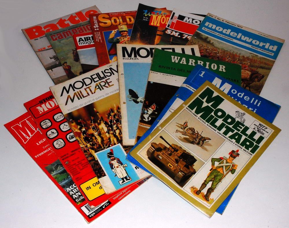 RIVISTE DI MODELLISMO A SCELTA, IN ITALIANO E INGLESE (LEGGI INSERZIONE)