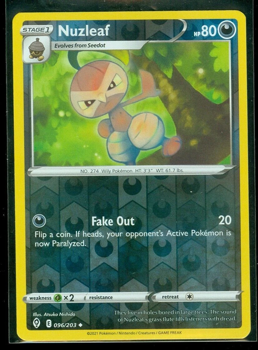 Nuzleaf Evolution Chart