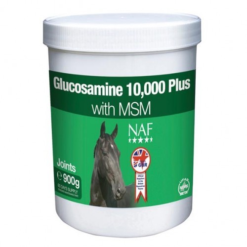 NAF Glucosamine 10,000 Plus With MSM 900g Horse Joint Supplement