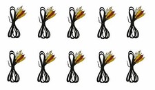 Lot of 10 High Quality 18 Feet Audio Video RCA Car Amplifier Stereo Home Cables