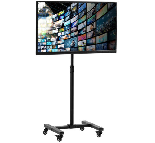 VIVO Mobile 13" to 50" TV Floor Stand, Height Adjustable Mount w/ Wheels - Picture 1 of 8
